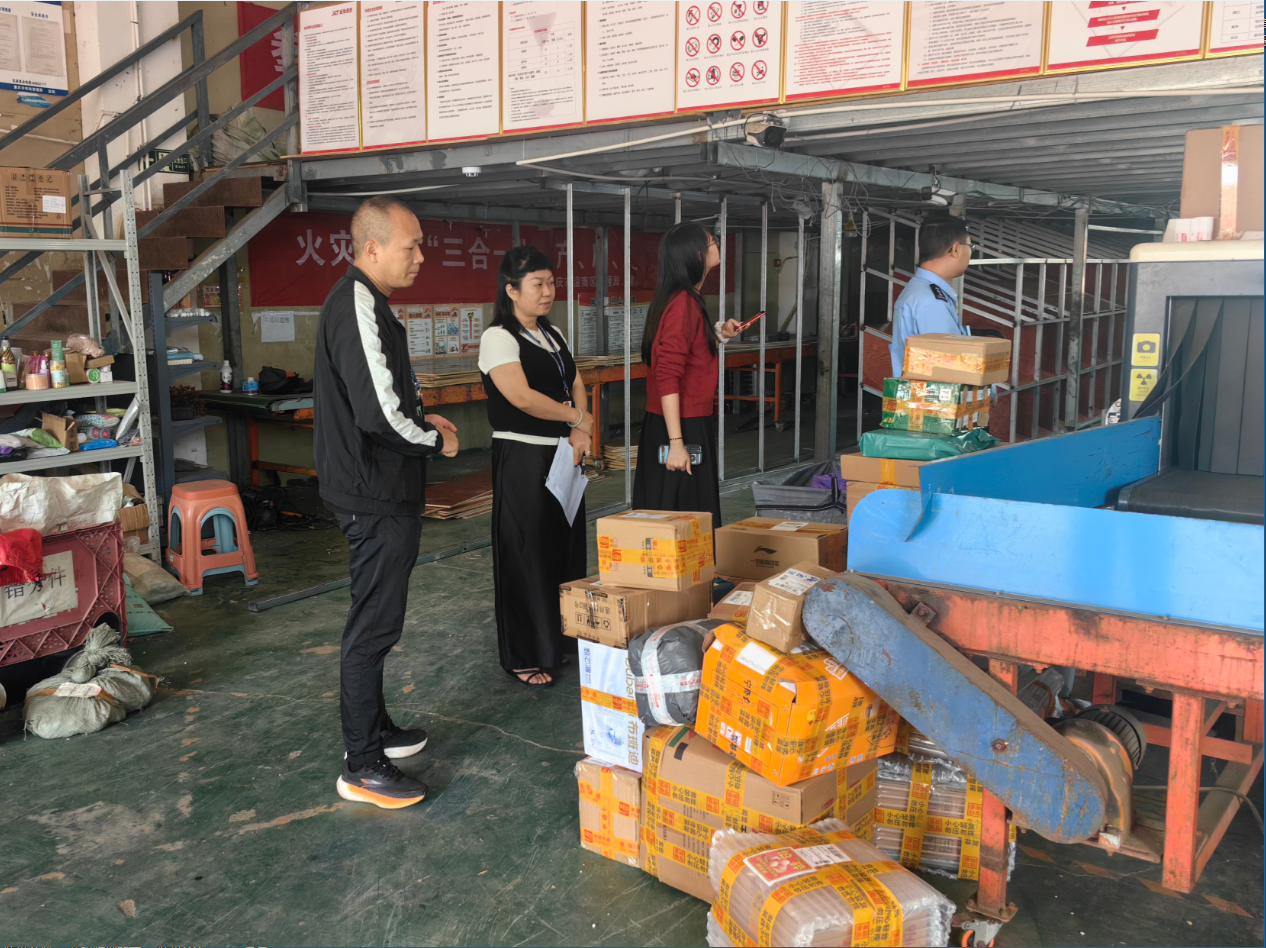 潼南局联合区公安局开展寄递渠道安全专...